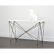 Skyy 55 X 15.75 inch White / Antique Brass Console Table